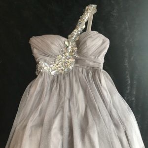 Grey/silver formal dress